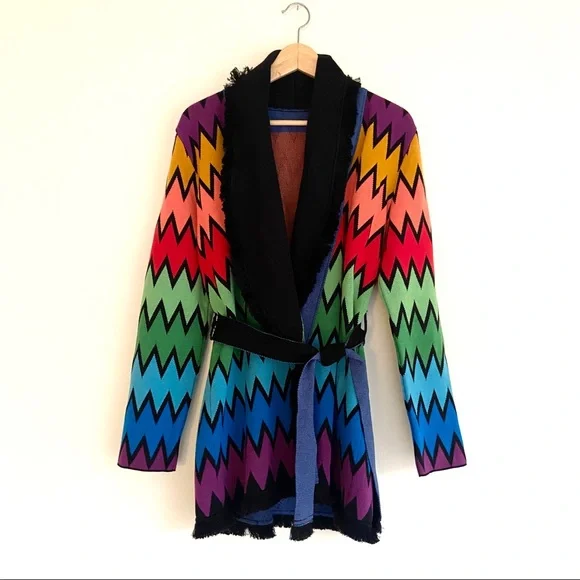 Regino Bella Chevron Knit Cardigan